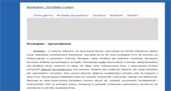 Desktop Screenshot of biznesplan.waw.pl